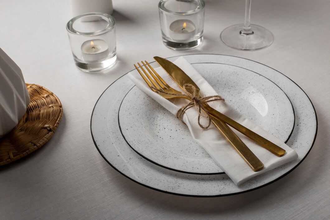 Jak idealnie dopasować dodatki do eleganckiego stołu z białym nakryciem?